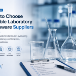 Laboratory glassware supplier quality control borosilicate glass Biohall Germany