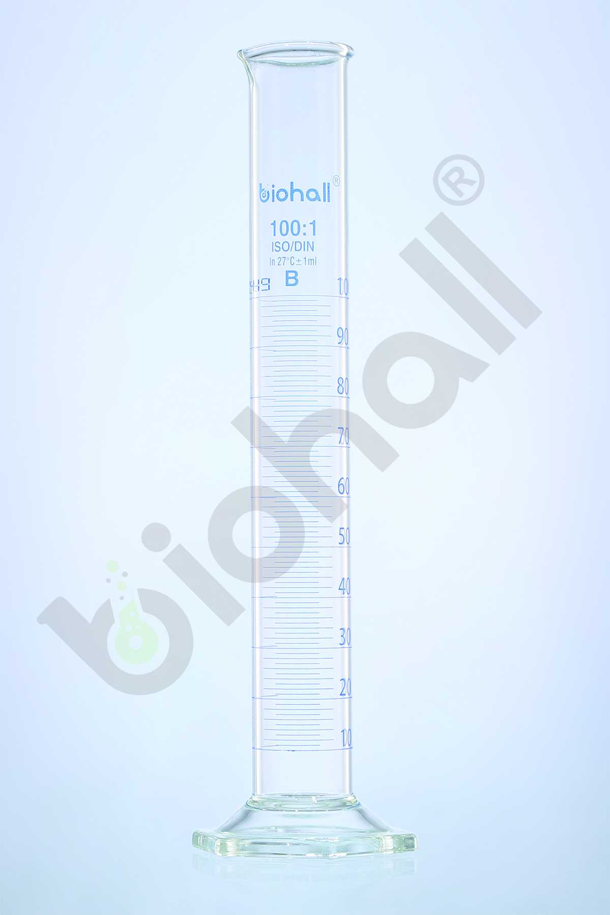 Measuring Cylinder Hexagonal Base - Class B