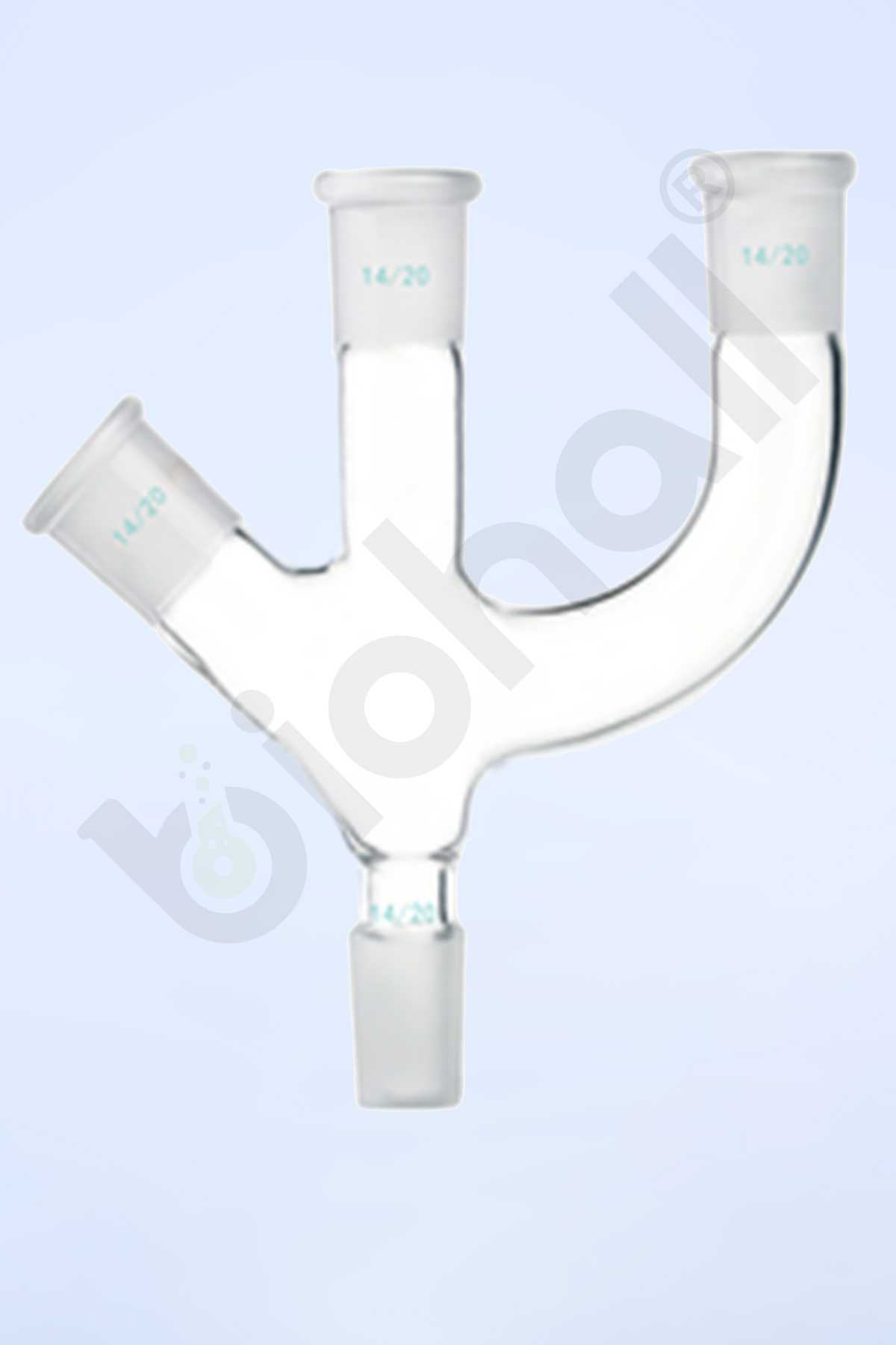 Adapters, Multiple 3 Neck 2 Neck parallel and One at 45 Degree 19/26, 19/26