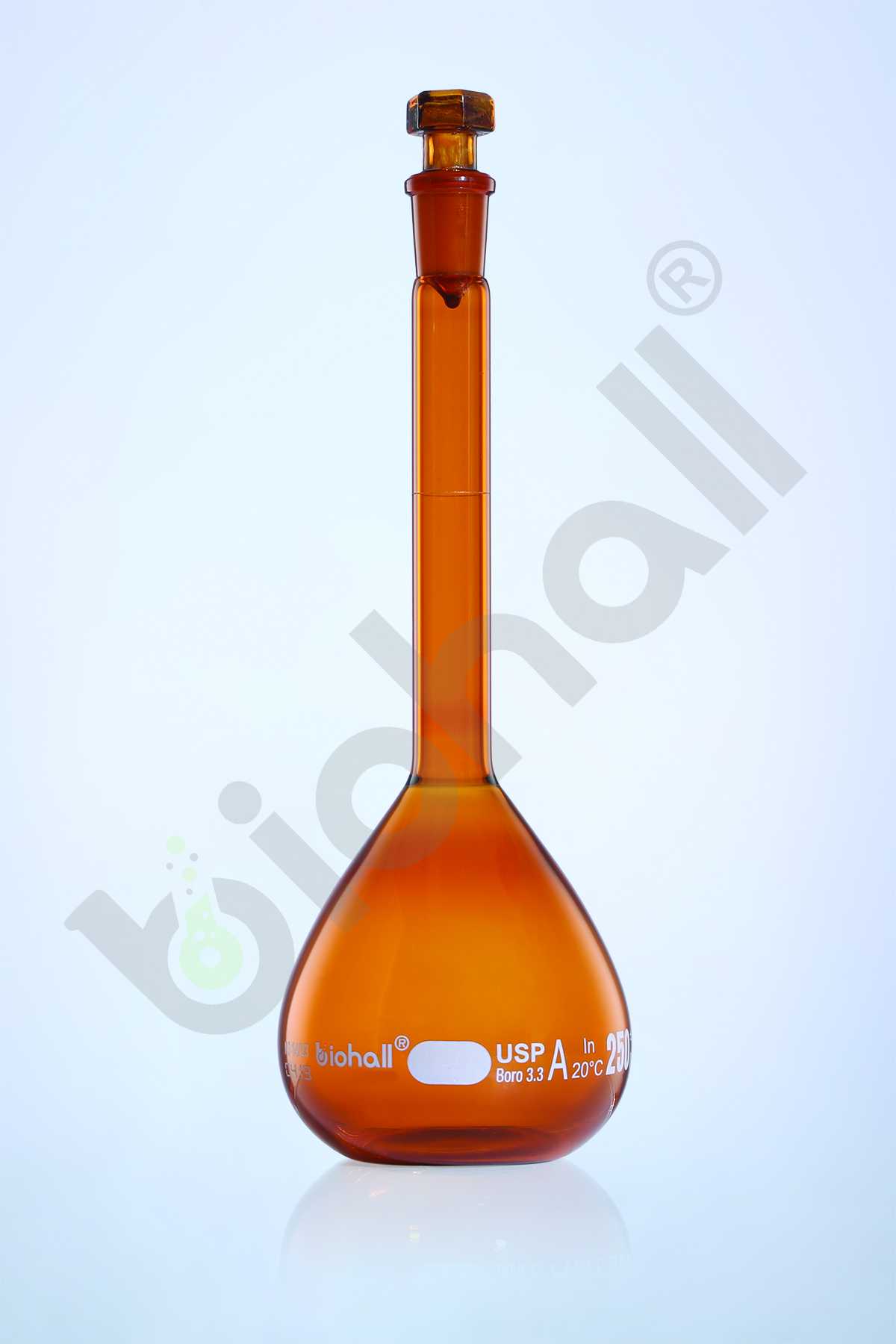 Volumetric Flask, Amber Coloured, USP Individual Certified, 5 ml
